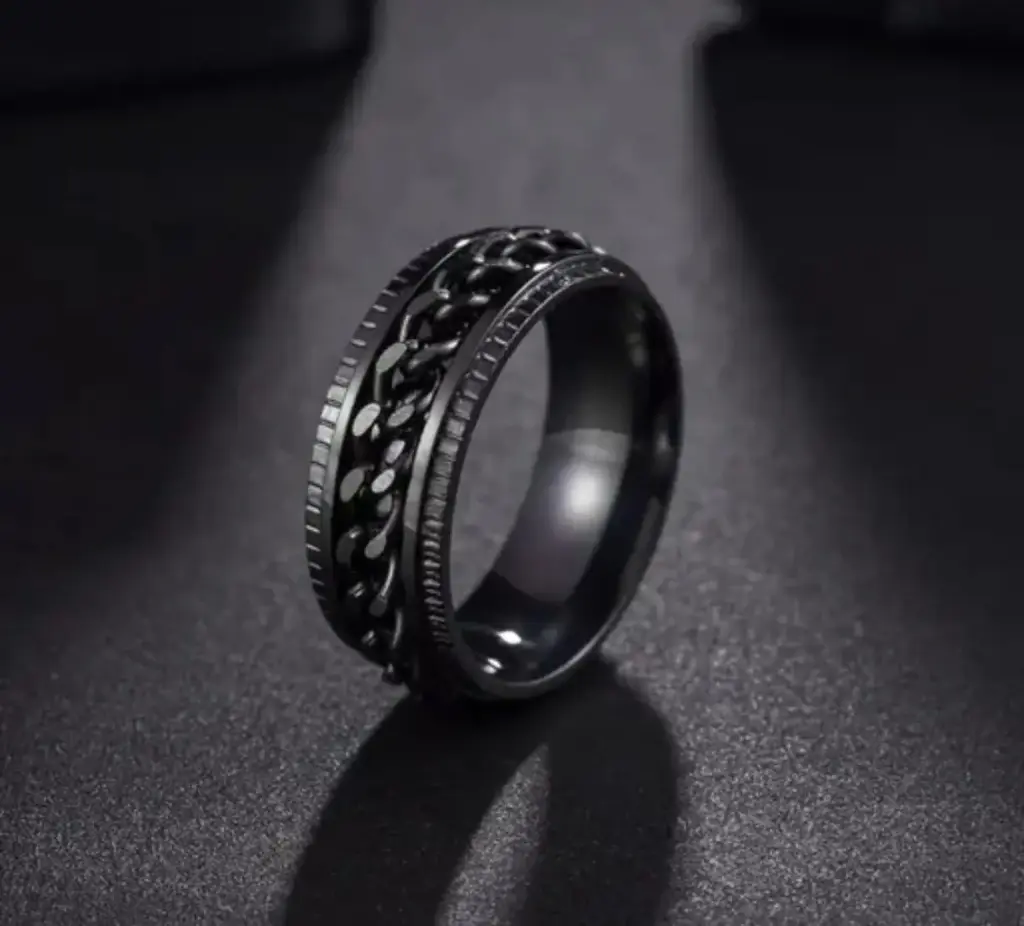 Black Plated Rings For Men and Women