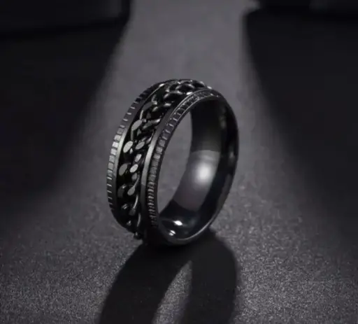 Black Plated Rings For Men and Women