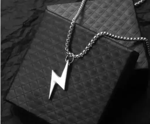 Bold and Electrifying || Lightning Bolt Pendant